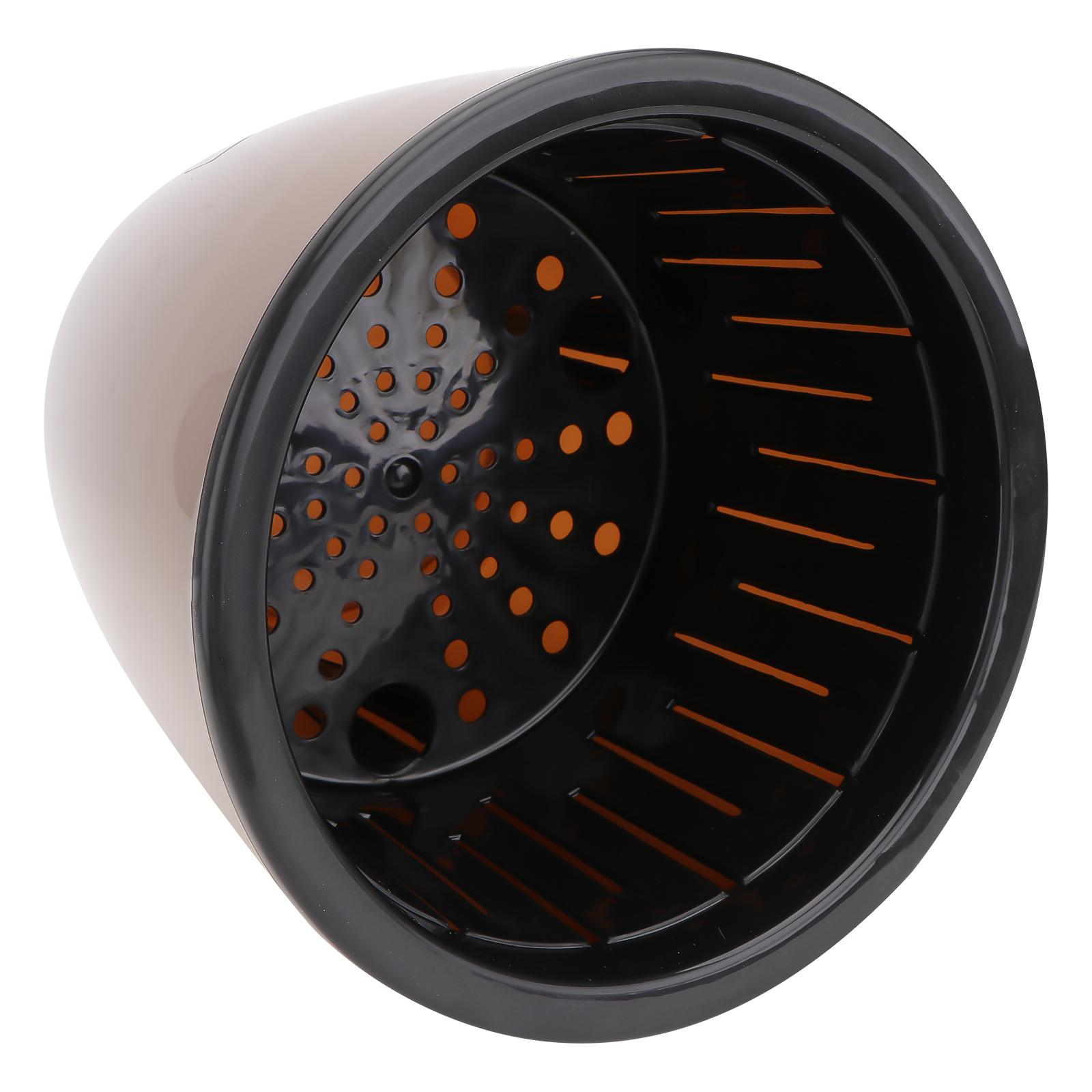 1Pcs Automatic Water Absorption Pot Plastic Flowerpot with Storage Water Function Vertical Grain Finish Suitable for Home Office 16.5X16.5X14.5CM