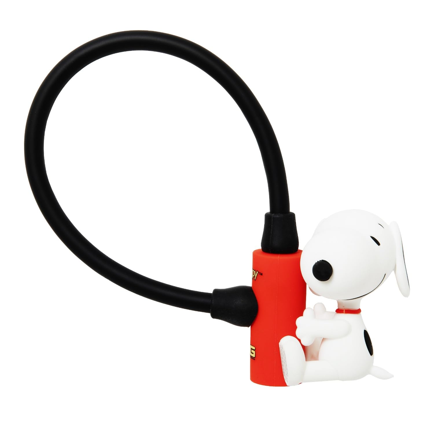 PEANUTS Design Wire Lock Snoopy 30cm [PIG] PWL300-001 чёрный