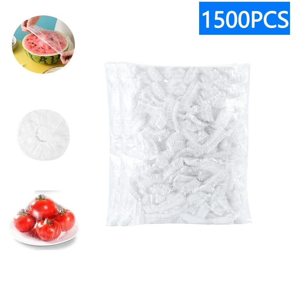 50-2000Pcs Colorful And White Disposable Food Grade Fresh-Keeping Food Cover Grade Fruit Vegetable Storage Bag Kitchen Accessories