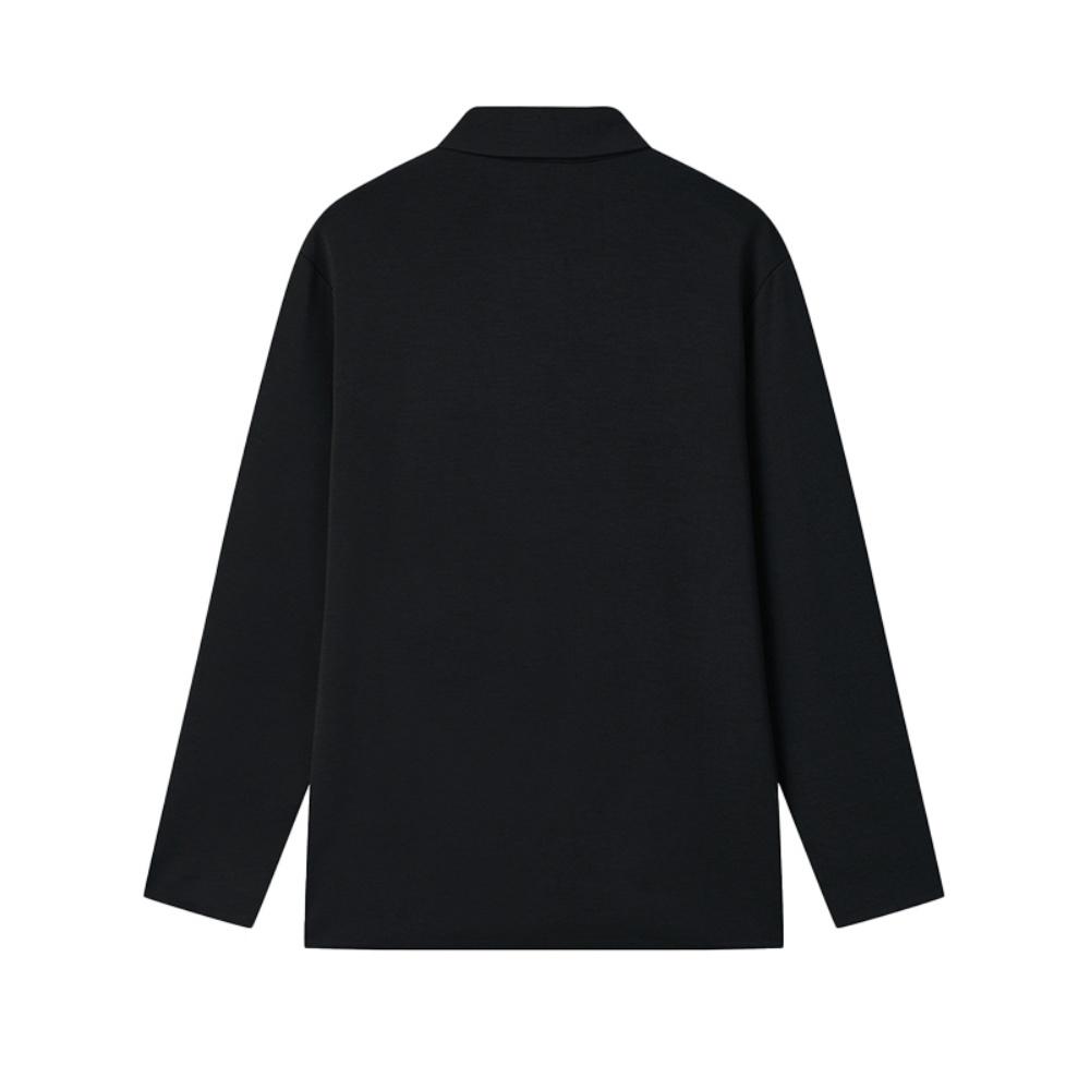 New FILA Polo Shirts Men's Jet Black F11M542215FBK