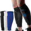 Football Shin Pad For Adult Teen Kid Slip Resistant Breathable Soccer Shin Guards Football Compression Leg Shin Sleeves White M