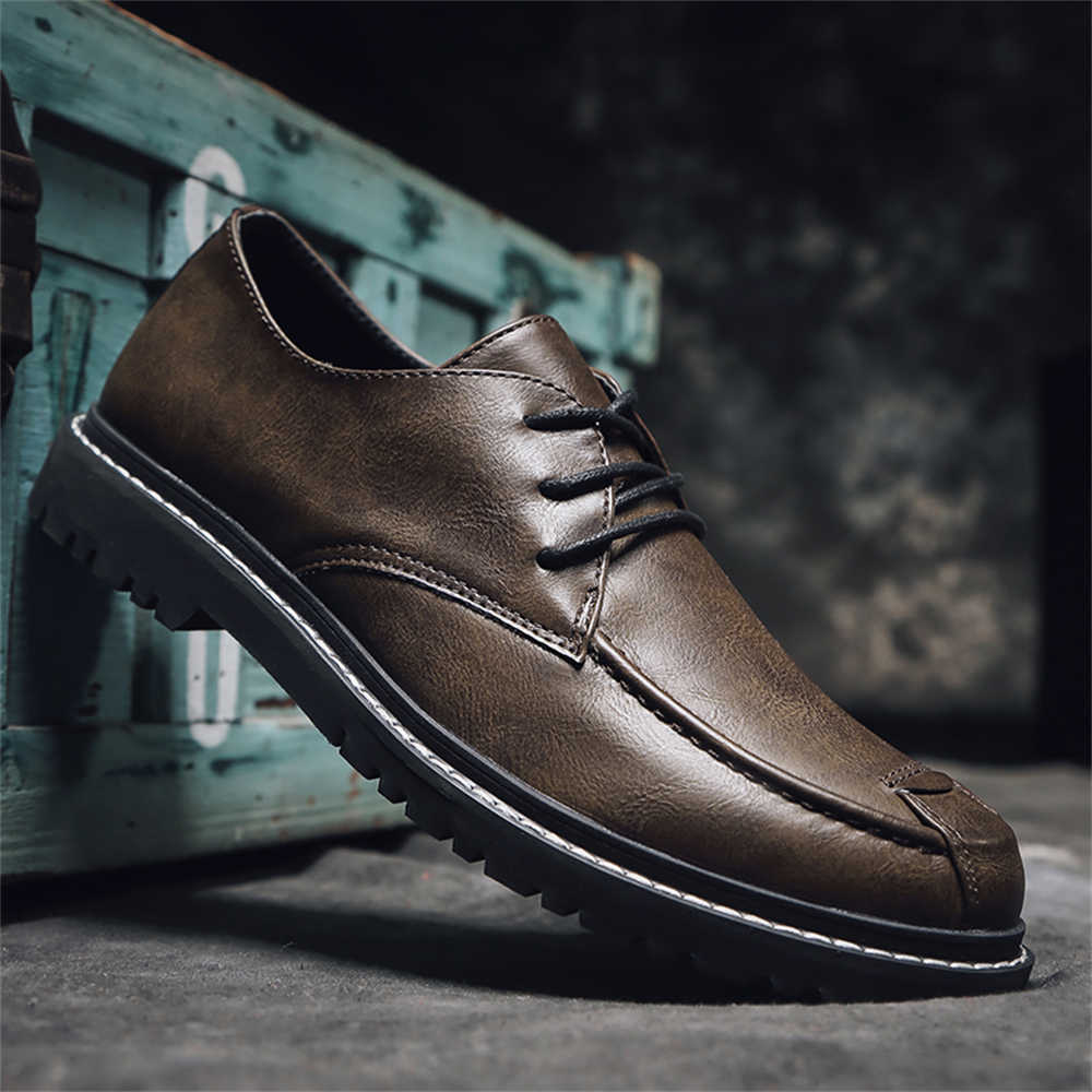 Fashion Number 39 Low-heeled Teenage Shoes Loafers Tenis Outdoor Men's Brown Sneakers Sport Styling Exercise Outside Outing Sabot