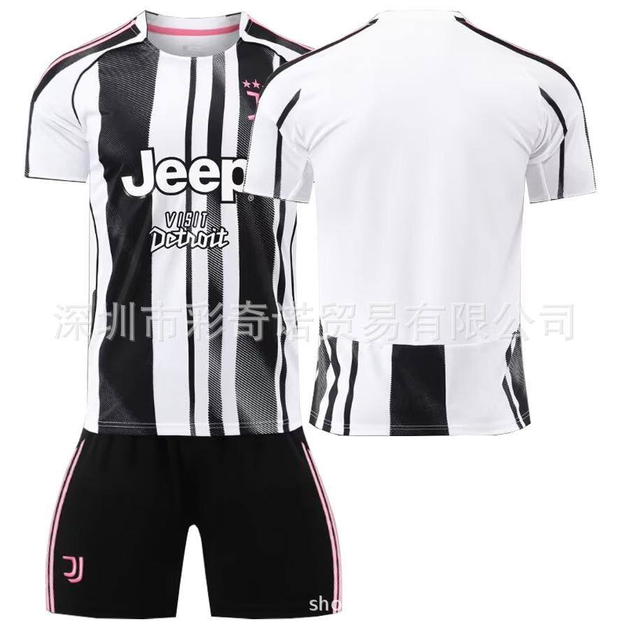 2526 Juventus football jersey No. 9 Hovic 10 Ildiz 7 Chiesa 19 Thuram jersey set 16