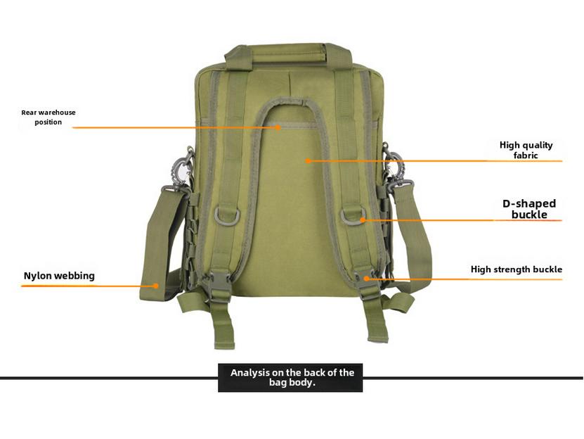 Men's Camouflage Tactical One-Shoulder Bag: Outdoor Sports Backpack for Tablets and Leisure Travel
