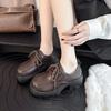 Versatile sweet and cool Mary Jane single shoes for women in the autumn of 2025, new thick-soled soft-soled British-style small leather shoes for wome