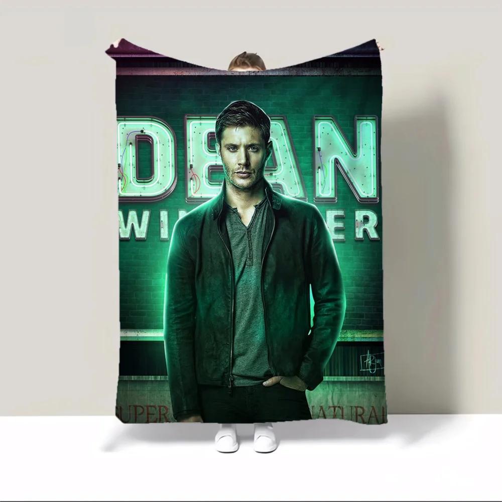 

Supernatural Join the Hunt Camping Blanket King Size Fluffy Plaid Fluffy Soft Blankets & Throws Warm Winter Blankets for Sofa 75x90cm