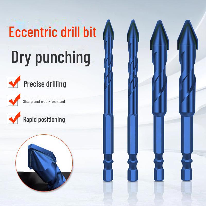 Burghiu elicoidal excentric din oțel tungsten pentru găurire rapidă în faianță și uz casnic