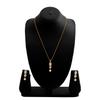Gehena By Estele Gold Plated Necklace Set With Fancy Austrian Crystals For Girls and Women (Combo Of 5)