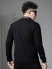 European-Style Men's Faux Two-Piece Knit Sweater 2025 New Autumn and Winter Warm Shirt Collar Sweater Solid Color Base Shirt for Men