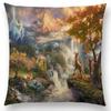 Elegant Cotton Linen Cushion Cover With Invisible Zipper For Easy Cleaning
