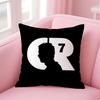 CR7 CCristiano RRonaldoS Cushion Cover Pillow Case Soft Friendly Fabric  Concealed Zipper