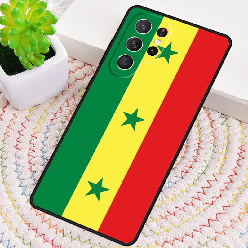 Senegal Flagge TPU Handyhülle Für Samsung Galaxy note 10 pro S26 S25 S24 S23 S22 Ultra Plus S21 FE S20 Stoßfeste Hülle