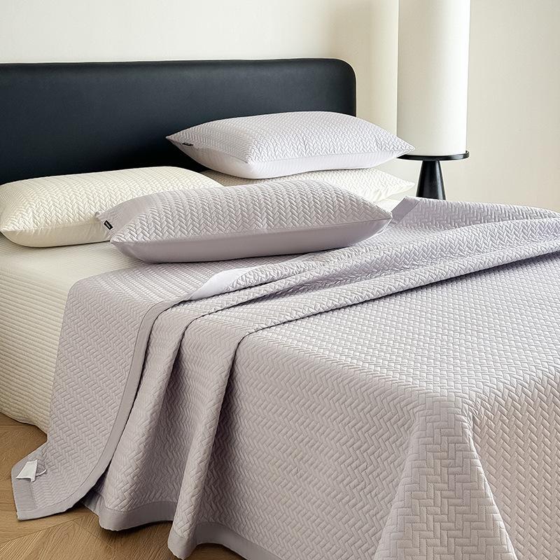 Summer Tencel Quilted Bedspread: Soft, Cool, High-End Lyocell Fiber Bedding Set