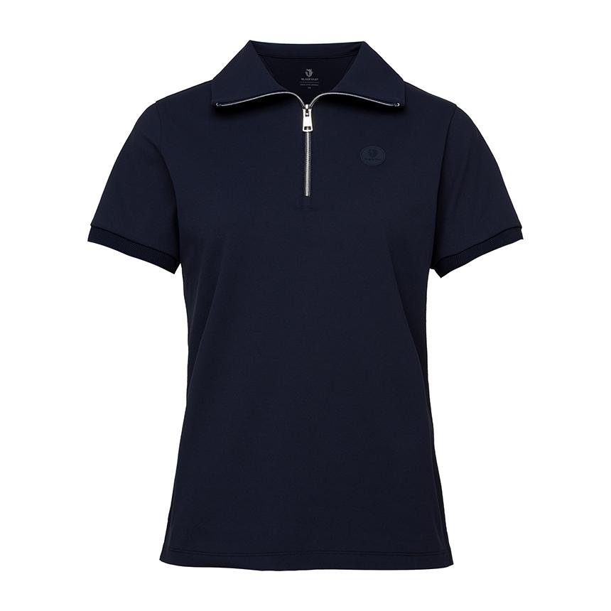 BLACKYAK Women'S Zipper Collared Short Sleeve Tee #2_Vn