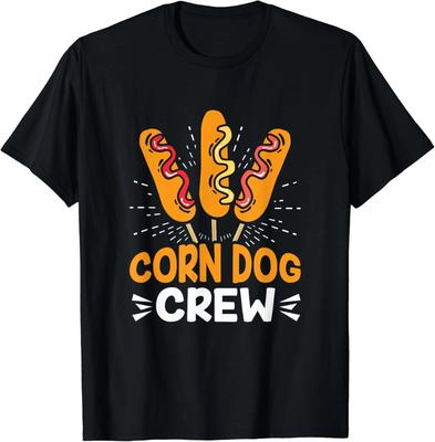 Corn Dog Crew County Fair Karneval Corn Dog Geschenk Unisex T-Shirt