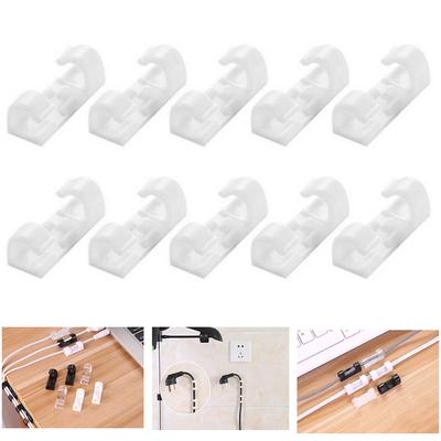 40Pcs Finisher Draht Klemmen Selbstklebende Kabel Veranstalter Kabel Halter Draht Veranstalter Kabel Clips für