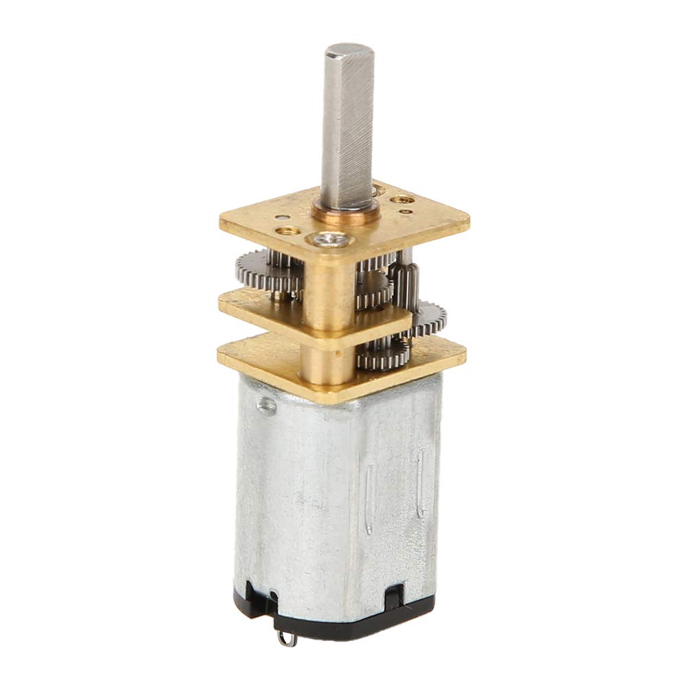 GA12 N20 DC 12V Gear Motor Speed Reduction Metal 500RPM Electric Motor High Reduction Motor Compact Size for Robotics DIY Automation Equipment