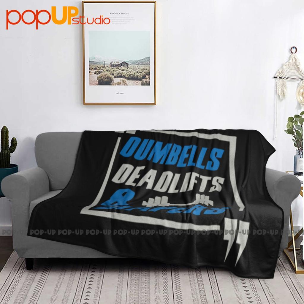 Dumbells Deadlifts And Diapers Gym Workout Fitness Ultra-Soft Blanket Quilt Winter Sofa Cover Bed Covers