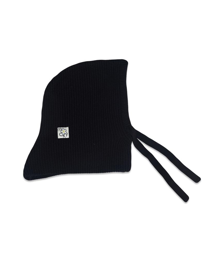 MACKY Hooded String Balaclava Black