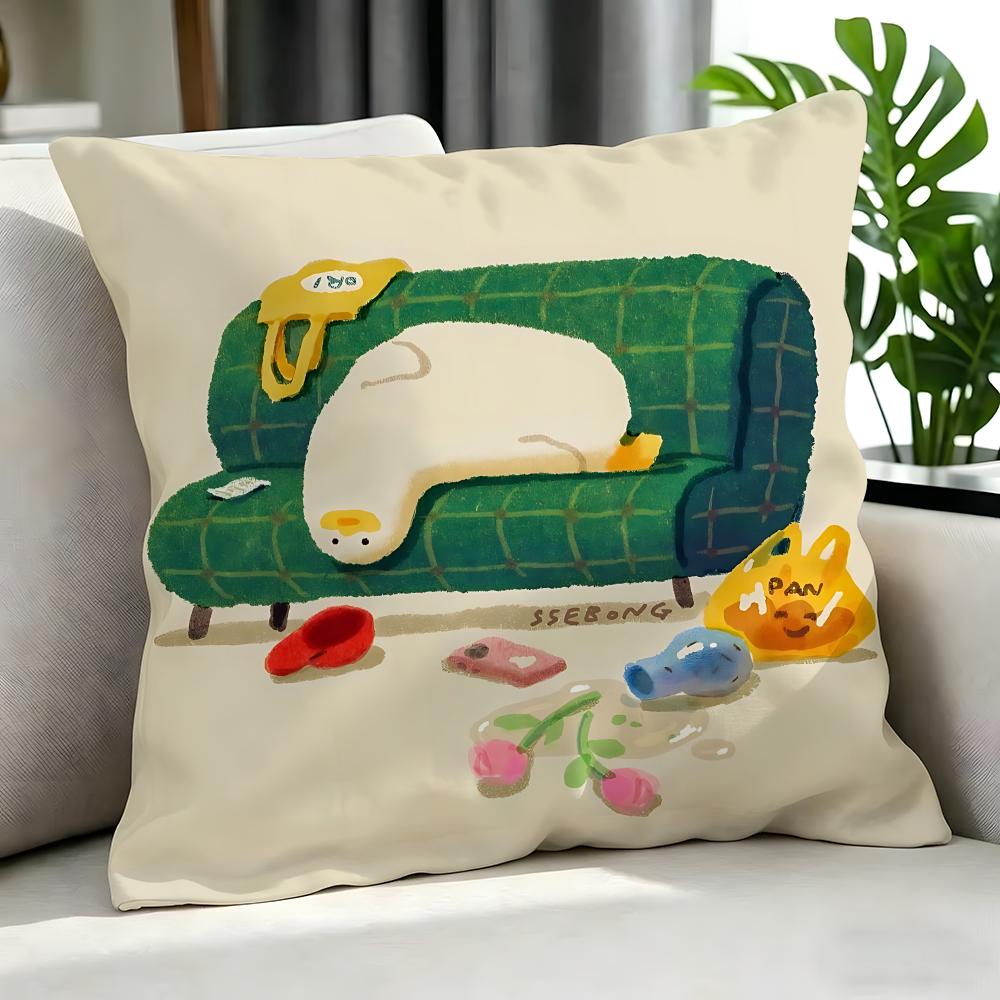cute SSEBONG Cushion Cover Cushion Cover Set Pcs x x x Pillowcase Decorative Sofa Home Decor