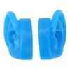 Coppia Modello Auricolare in Silicone Morbido Display Auricolari Stampo Strumento per Pratica Piercing Oggetti di Scena per Dimostrazione Insegnamento Esposizione Gioielli