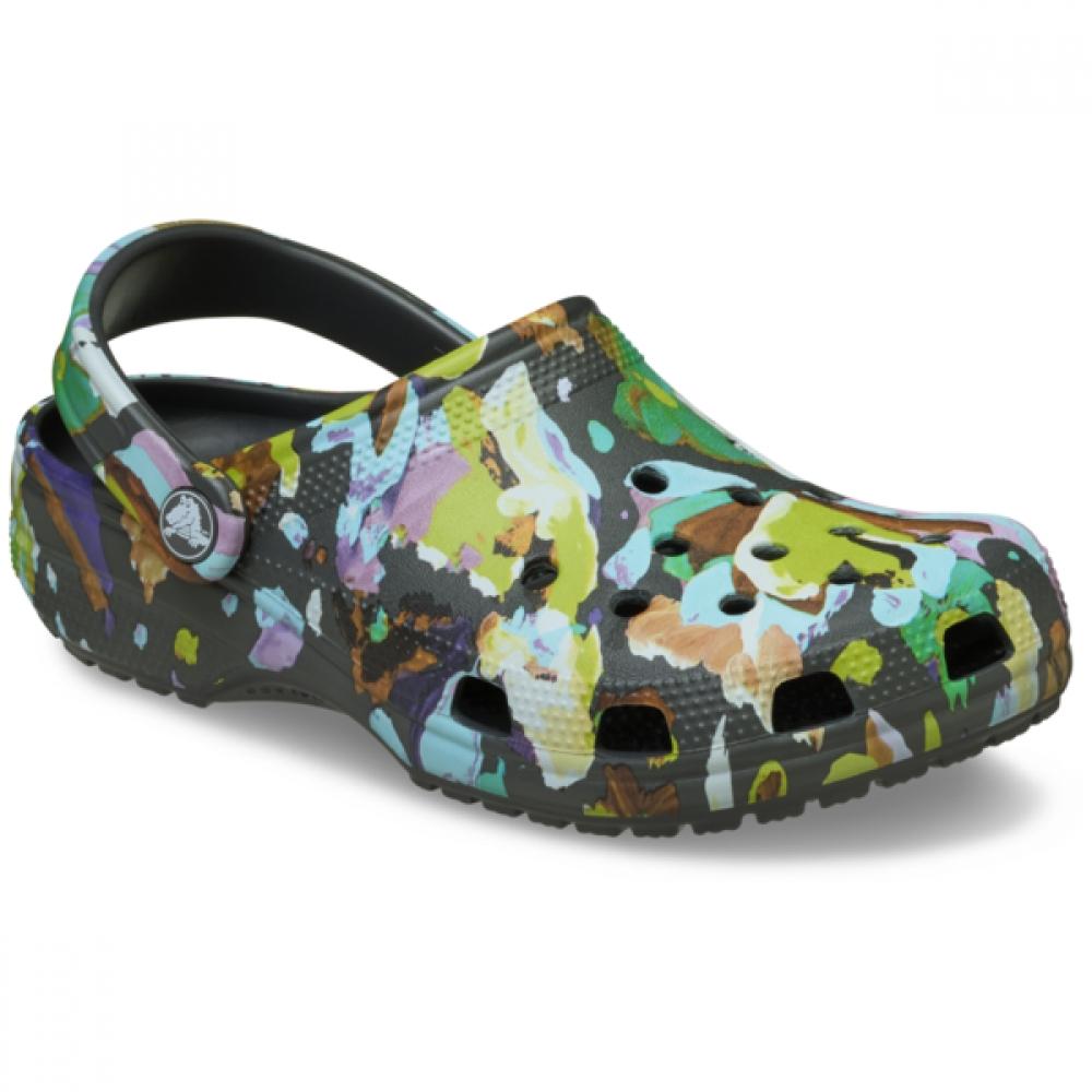 Crocs Classic Painted Floral Clog 211587 0ld