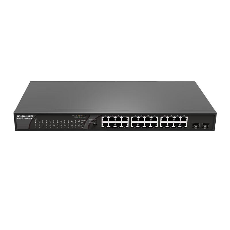 Ruijie RG-ES126GS-LP 24-Port Gigabit Unmanaged PoE Switch