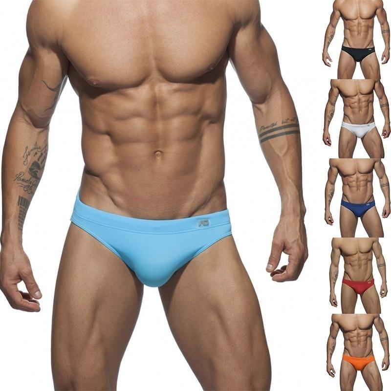 

Мужчины Сплошной цвет Пляж Плавательные шорты Бодикон Краткие купальники Шорты