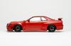 FREESTYLE MOTORHELIX Scale Nissan SKYLINE CUSTOMIZED VERSION ACTIVE RED M83411 1/18 GT-R (R34) (Finished Product)