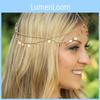 Fashionable Gold Headpiece With Rotundity Shape And Tassel For Women Gift