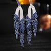 Retro Palace Attire Exaggerates Atmospheric Earrings Elegant Temperament, Dinner Dress Paired With Long Earrings