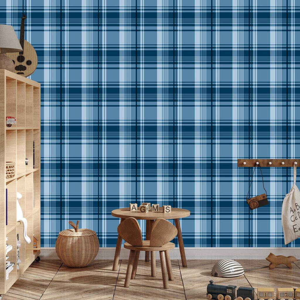 Blue and navy blue checkered wallpaper, blue background 50x1000