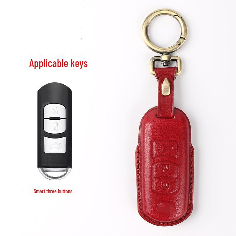 

Mazda 3 Axela CX5 Atenza CX4 Cowhide Car Key Case