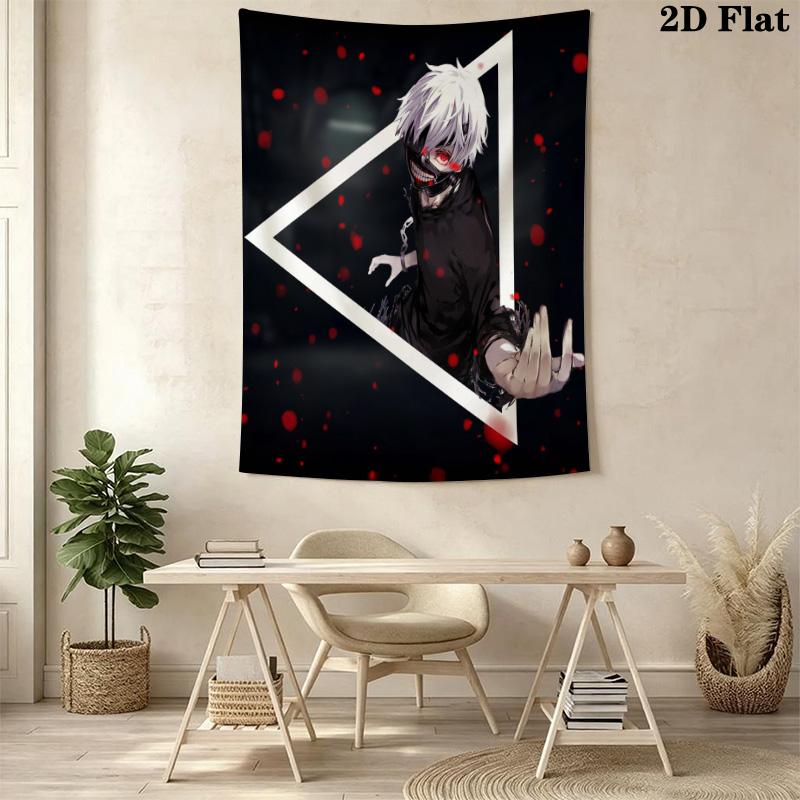 Dark Fantasy Warrior Tapestry Background Cloth Wallmounted Homestay Soft Decoration Tapestry Background Wall Hanging Cloth