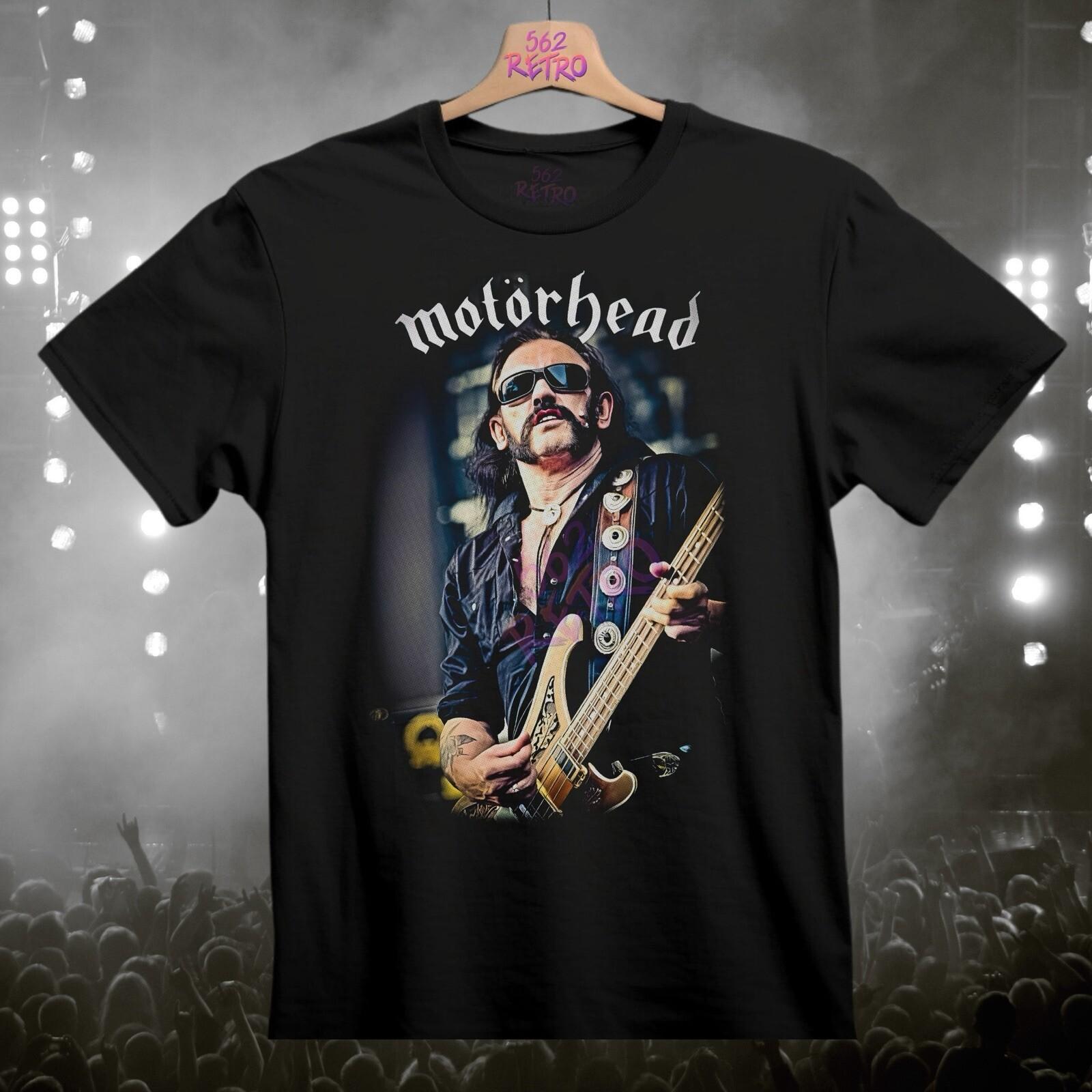 Motorhead Лемми Килмистер Рок, Футболка с принтом группы Черный S-3XL M