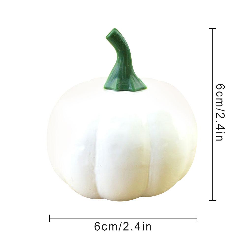Halloween Artificial Mini Foam Pumpkin Simulation Props Party Decor 6/8/12Pc/Set