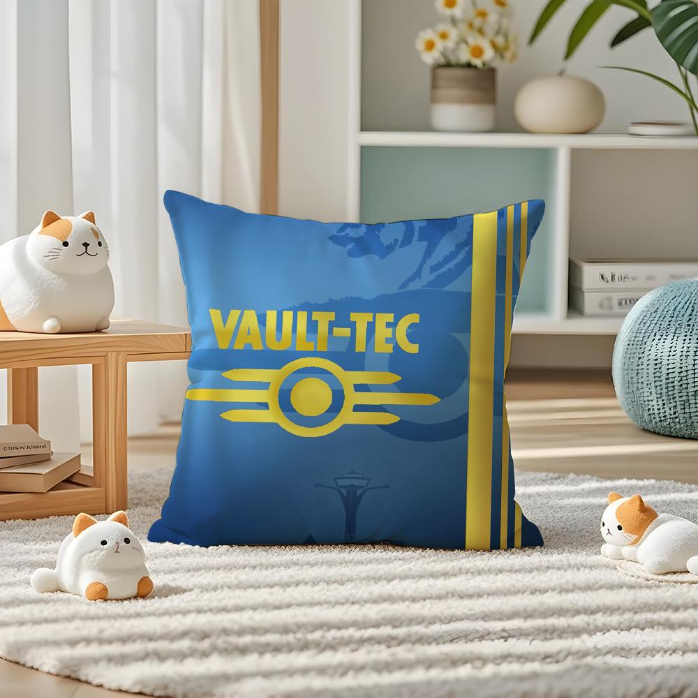 

Game VVVaultS TTTec Pillow Case Silky elegant Comfort Sofa Bed Invisible zipper 30X30cm
