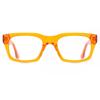Full Rim Square Transparent Orange Smartbuy Collection Citrus 94750 C4 Fashion Unisex Eyeglasses