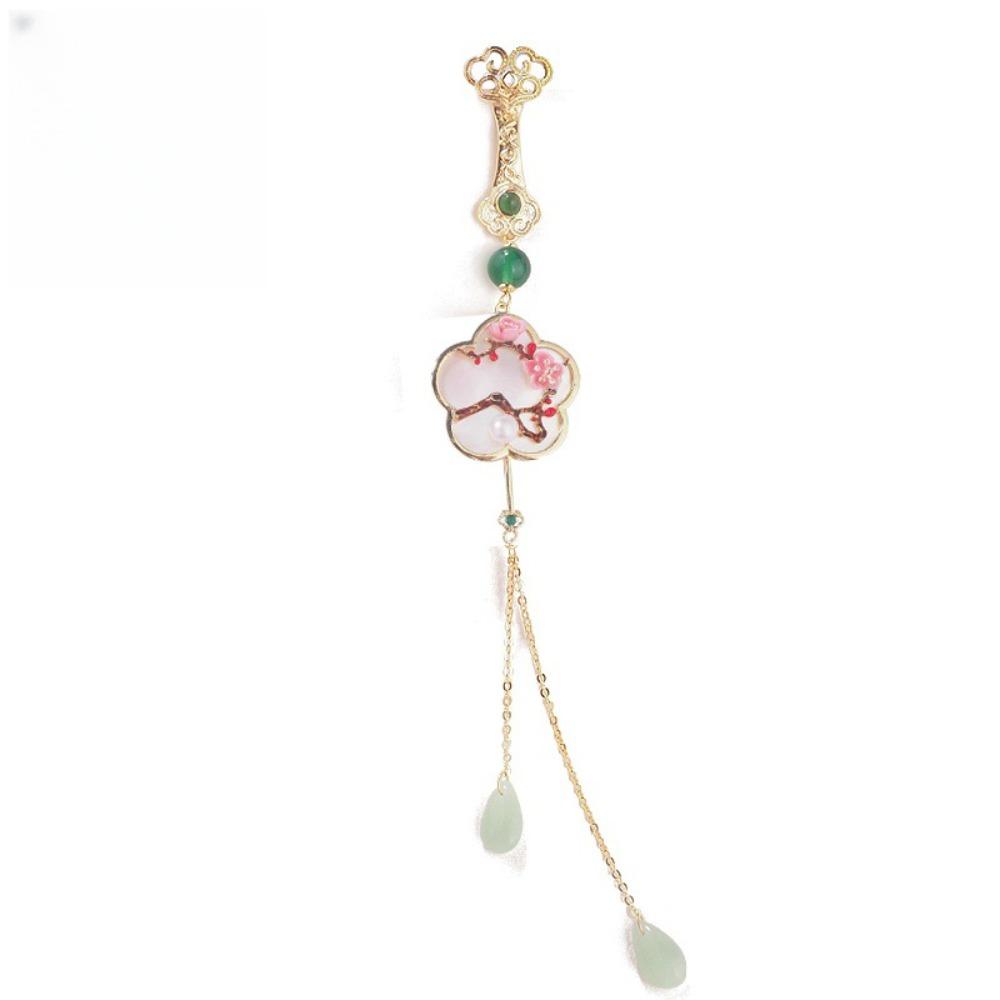 Гальваническая Брошь в Китайском Стиле Цинк Сплав Цинка Лацкановая Брошь Женский Орнамент для Ханьфу Аксессуары для Ханьфу Style A