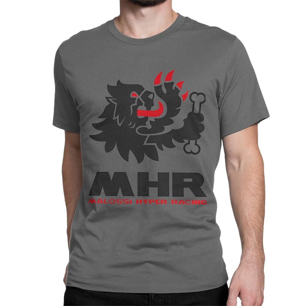Herren Damen T-Shirts Italien Motorradrennen MHR Erstaunliche Baumwoll-T-Shirts Kurzarm Malossi T-Shirts Rundhals Grafikdruck