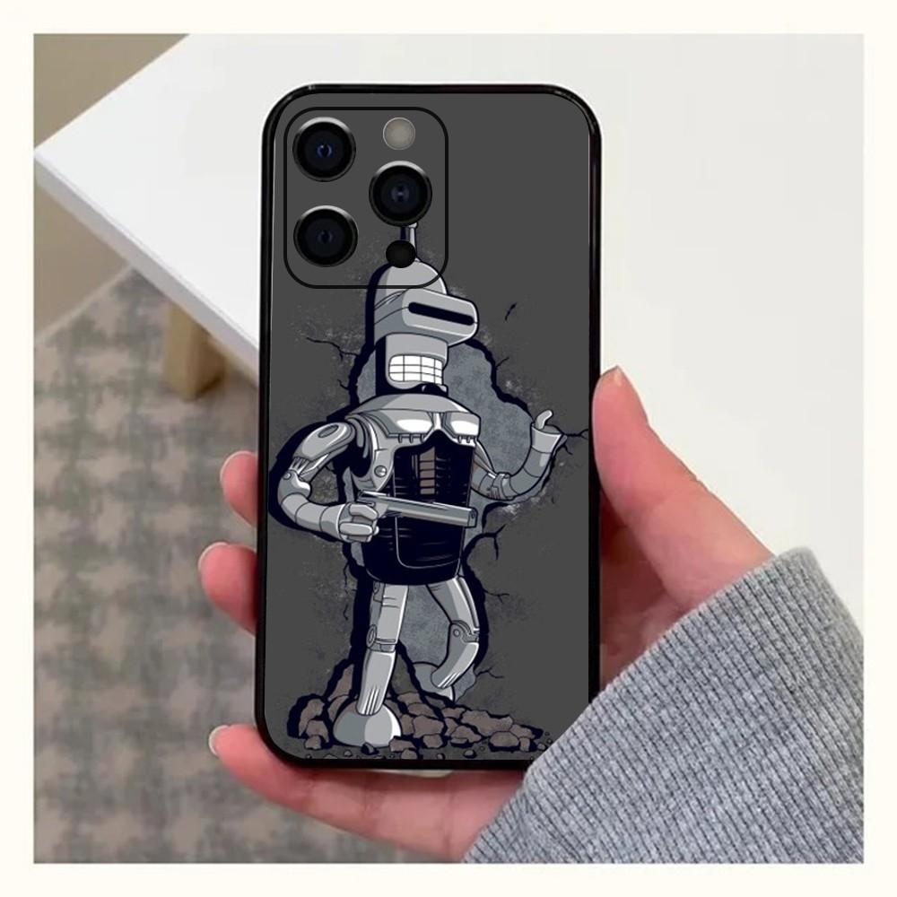 Cartoon Futurama-a B-Bende Phone Case For Apple iPhone 15,14,13,12,11,Pro,X,XS,Max,XR,Plus,Mini Soft Black Cover