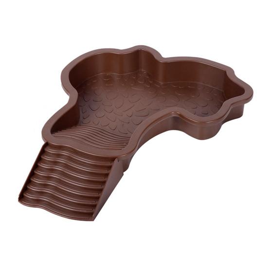 Miska na vodu s rampou pro želvy 2 v 1, velká miska na krmení plazů, akvárium, ozdoba na koupání v bazénu, ještěrku, gekona, želvu, hada, vousatého draka
