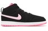 Kids' Sneakers Jordan 1 Mid Black Digital Pink (PS) Black/Digital Pink/White/Pink Foam