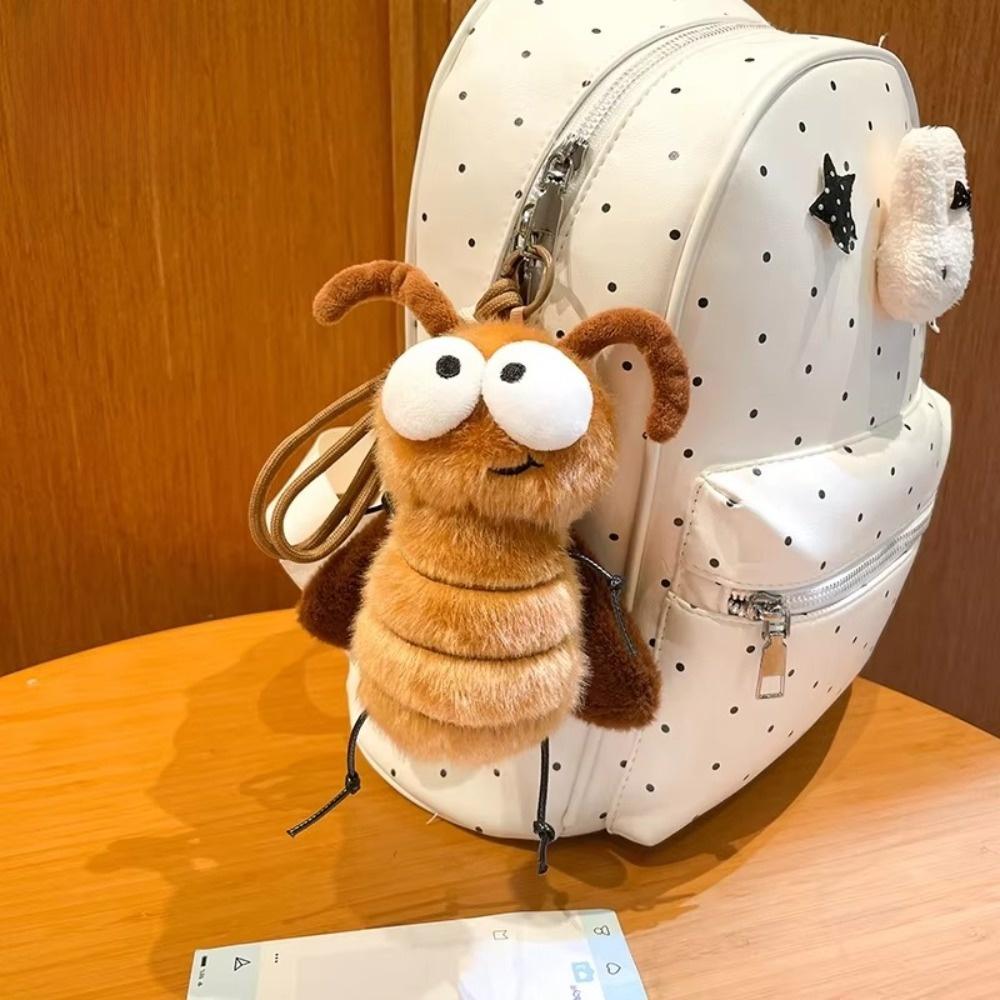Keychain Attachment Stuffed Toy Keychain Plush Material Insect Series Keychain Home Decoration