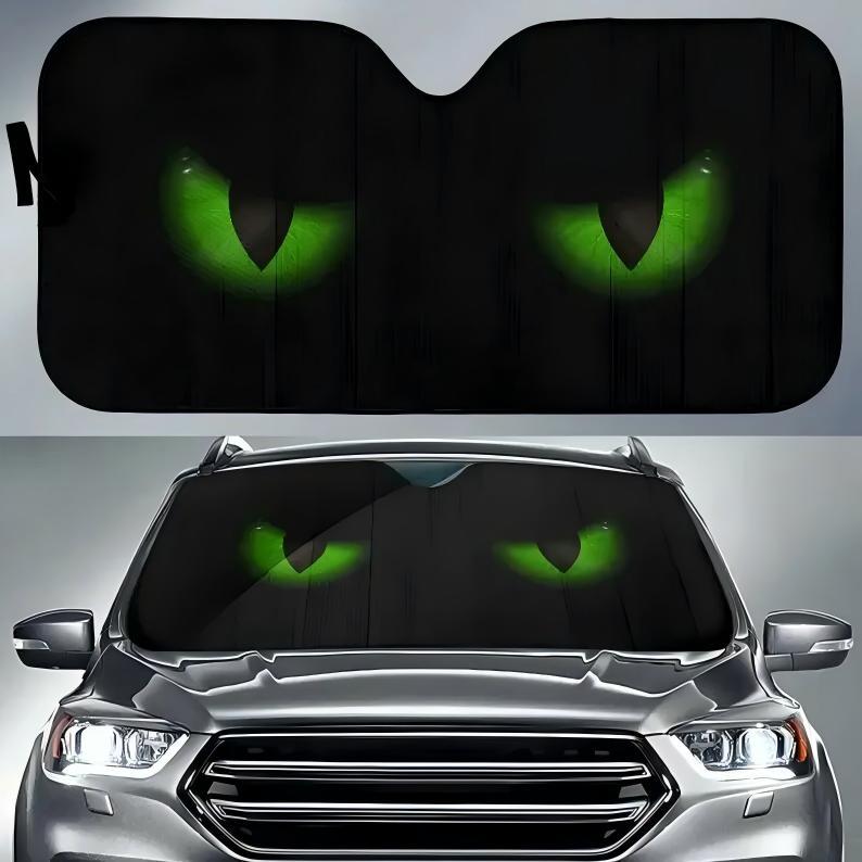 Summer Hot Car Sunshade Funny Cartoon Big Eye Pattern Custom One Piece