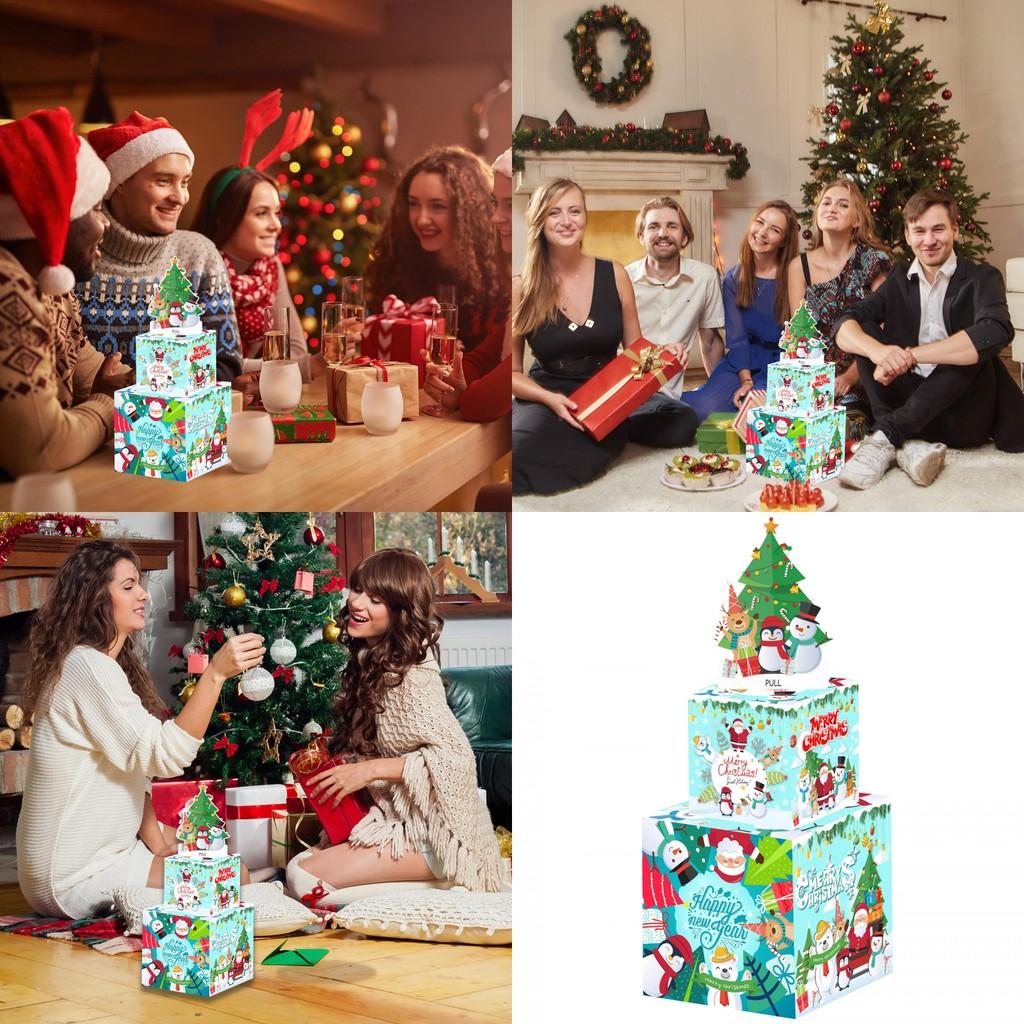 Christmas Gift Box With Cardboard Material For Holiday Party Decor And Surprises