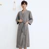 Unisex Long Sleeve Bathrobe - Spring/Autumn Solid Color