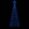 VidaXL Arbre de Noël lumineux avec piquets 220 LED bleu 180 cm 358103