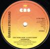 7inch Record BARBRA STREISAND - Love Theme From "A Star Is Born" (E SCBS4855 CBS 1977 UK Pop Used