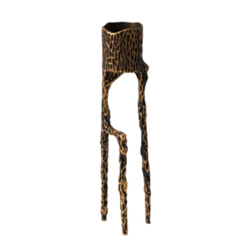 Metall Lysestake Sinklegering Lysestake Lysestake Trekantet Lysestakeholder BryllupsMidtstykker Hjemmeinnredning